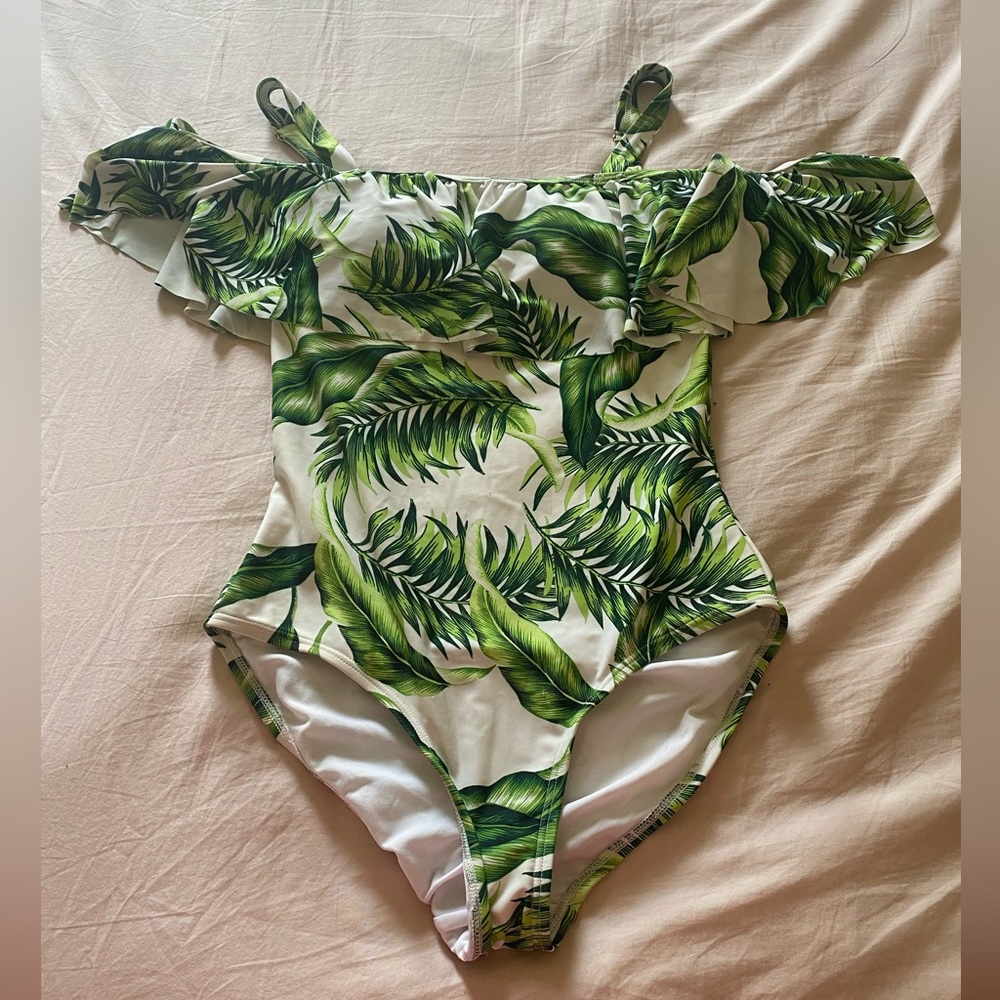 Floral Swimsuit with Detachable Straps
